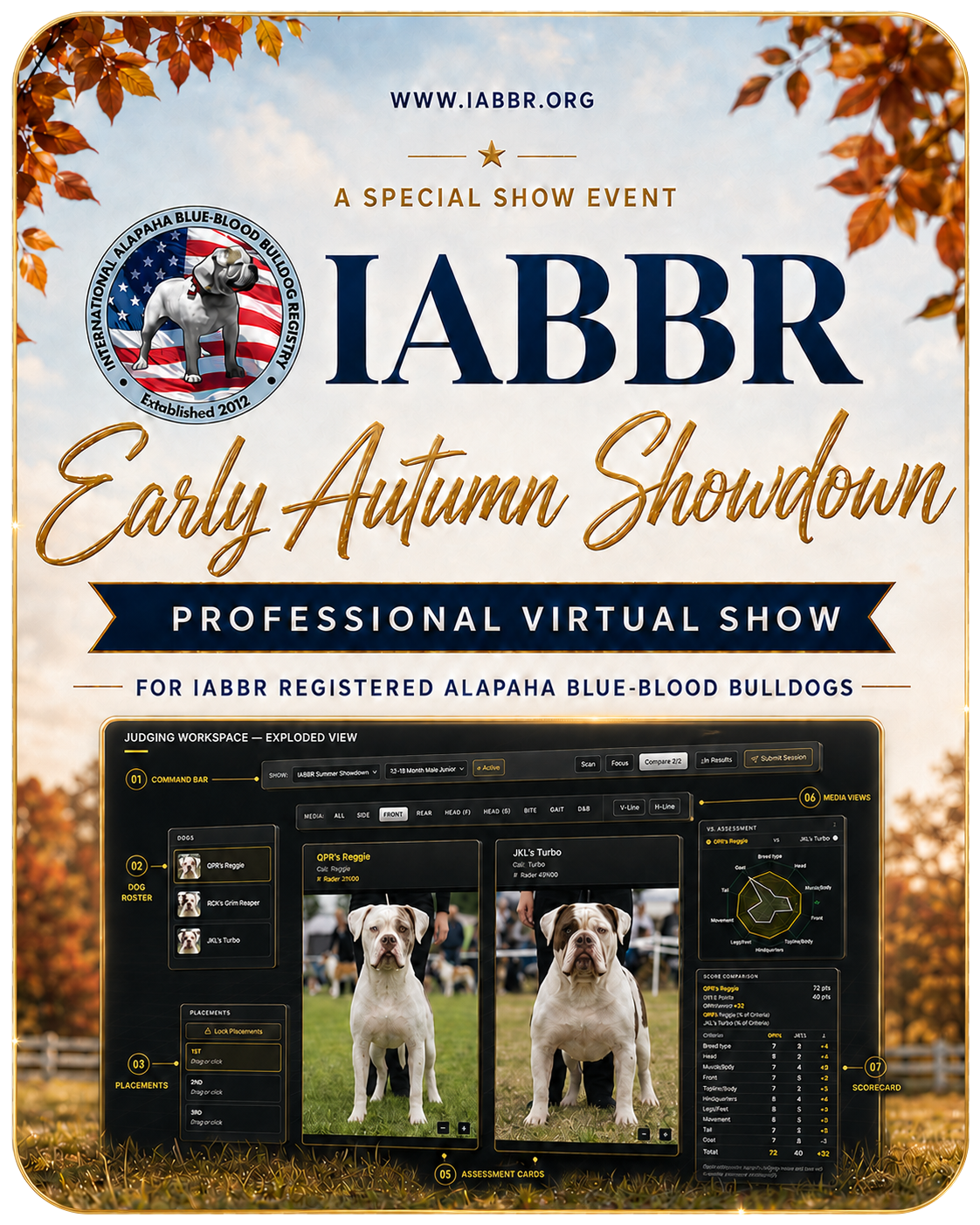 IABBR Early Autumn Showdown professional virtual show